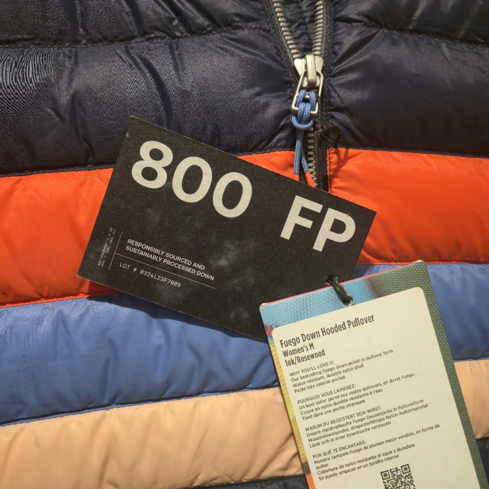 Medium Cotopaxi Womens Down Pullover NWT - image 6